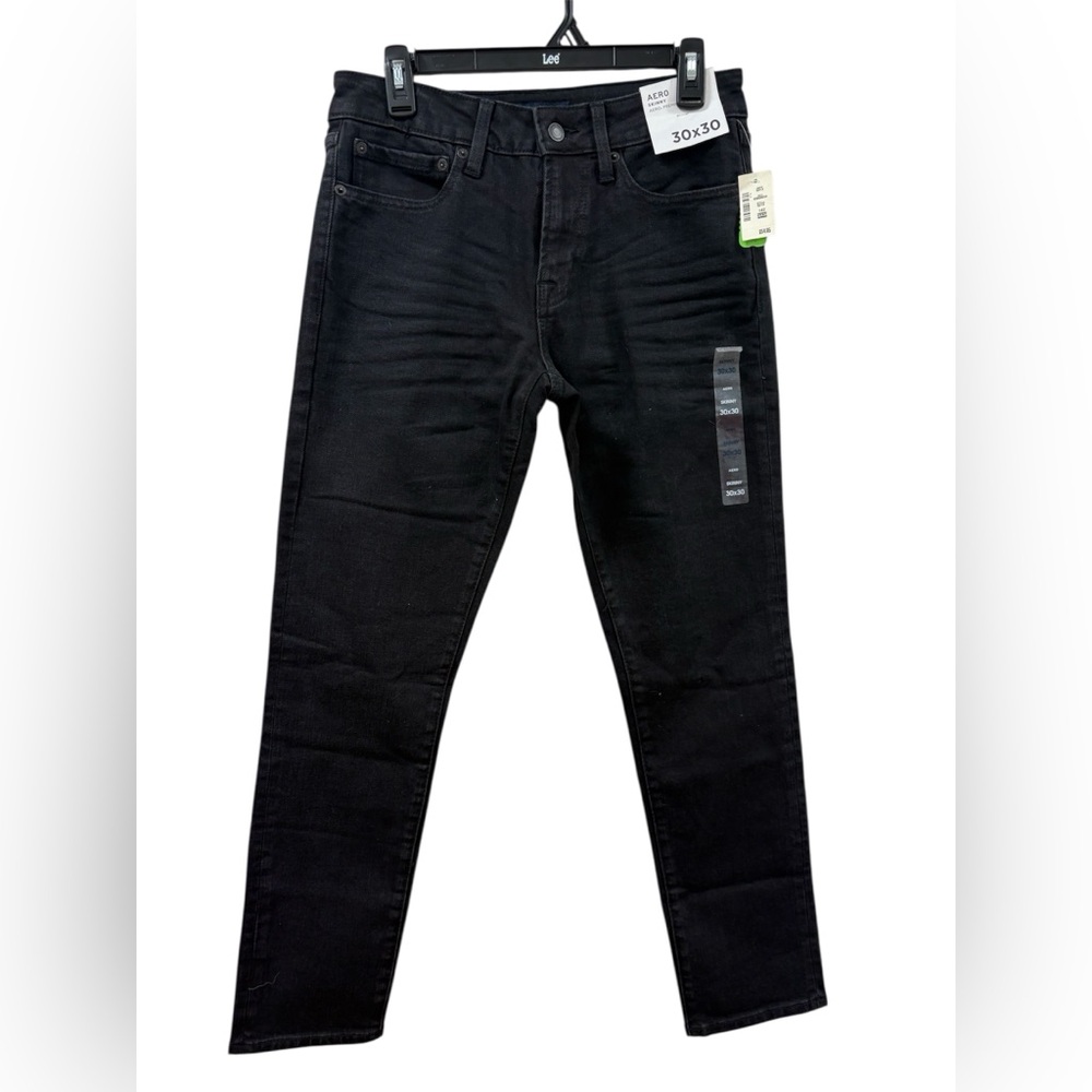 Aeropostale Men's black  Skinny Jeans 30/30